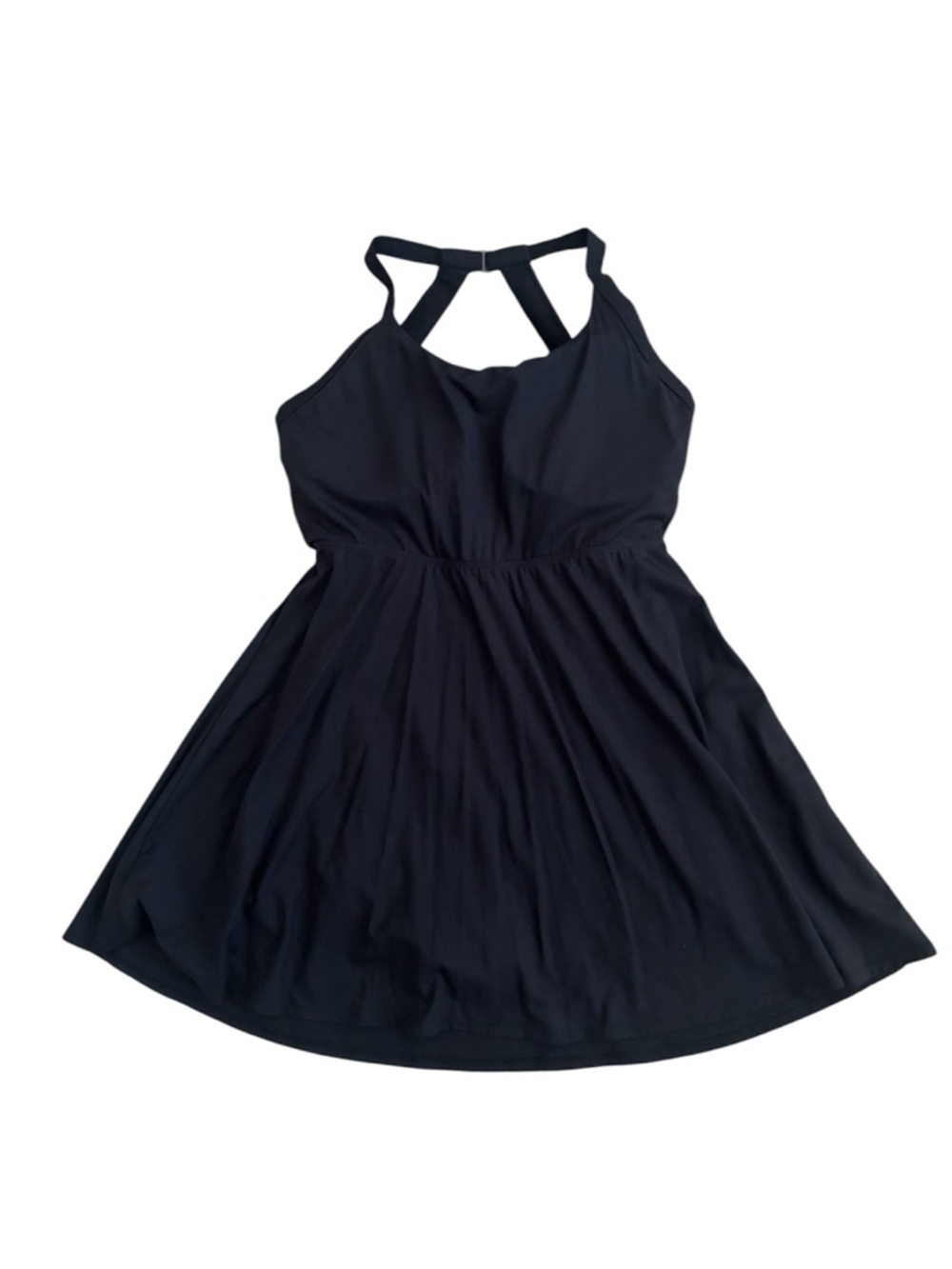 Black Open-Back Skater Active Dress NWOT - Picture 9 of 9